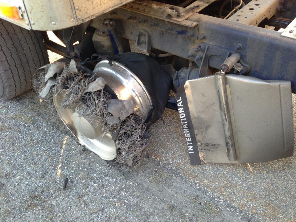 Tire Blowout....